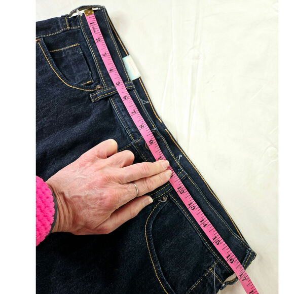 Old Navy NWT denim mini jeans skirt 8 dark wash blue - Picture 7 of 13